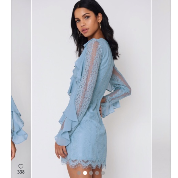 🔥Keepsake better days dusty blue ruffle lace dres - Picture 3 of 8